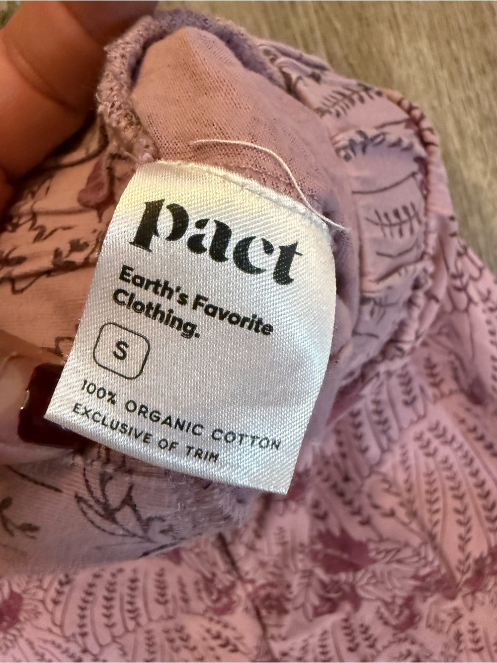 Pact Women's Staycation Sleep Pant in Garden Dreams - Picture 6 of 9